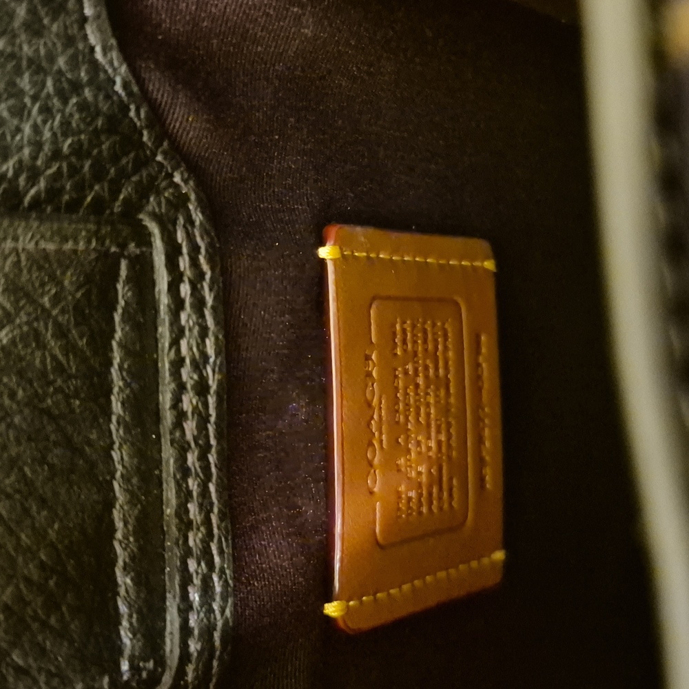 Coach Black Mini Bag with Gold Accents - Picture 5 of 7